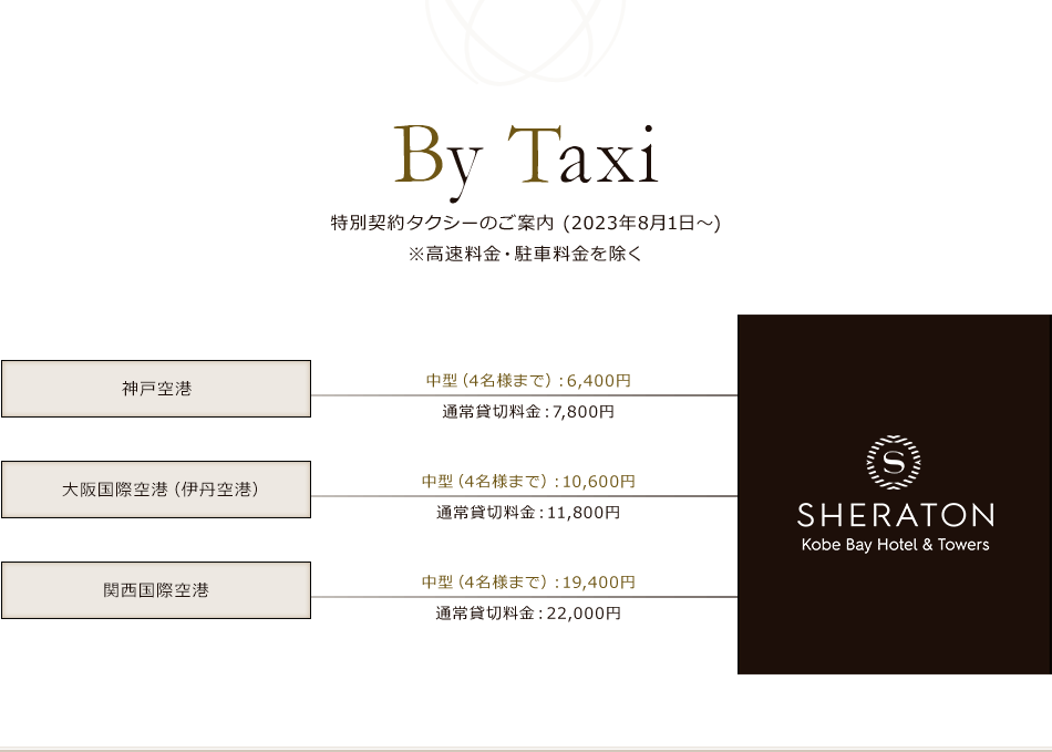 特別契約タクシーのご案内（2023年8月1日〜）